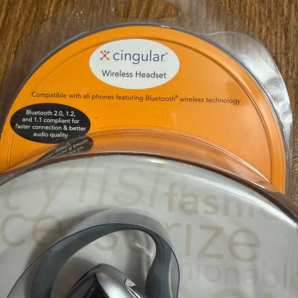 Motorola Wireless Headset Unisex OS Cannon Grey H550 Bluetooth Cingular NIB